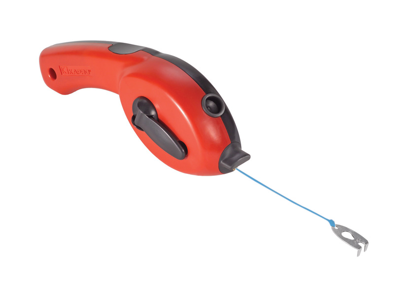 Sure Grip Chalk Line with Retractable Line Level